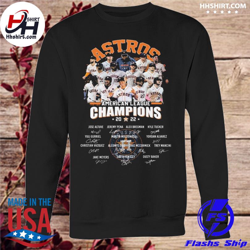 Houston Astros American League Champions 2022 shirt, hoodie, sweater, long  sleeve and tank top