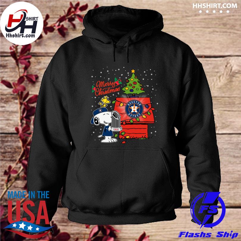 Official Snoopy And Woodstock Houston Astros Merry Christmas Cup Mlb  Postseason Shirt - YesItCustom