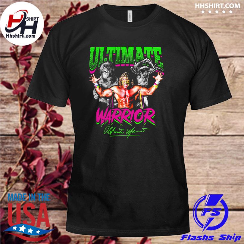 Official The Ultimate Warrior Feel The Power signature 2022 shirt