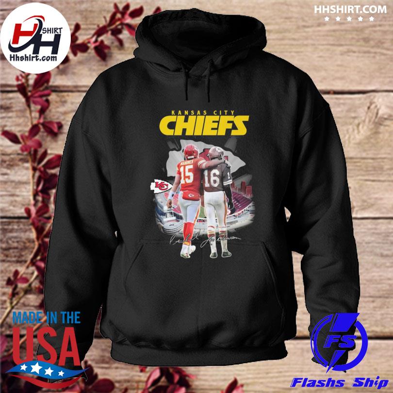 Kansas City Chiefs Patrick Mahomes and Len Dawson signatures shirt, hoodie,  sweater, long sleeve and tank top