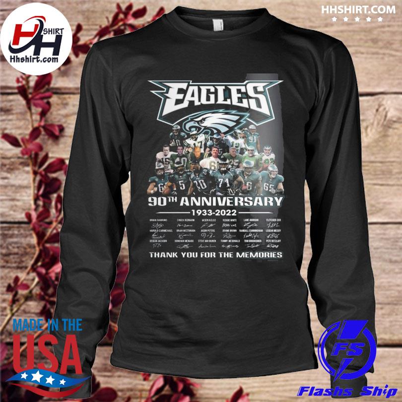 Thank you for the memories philadelphia eagles football shirt