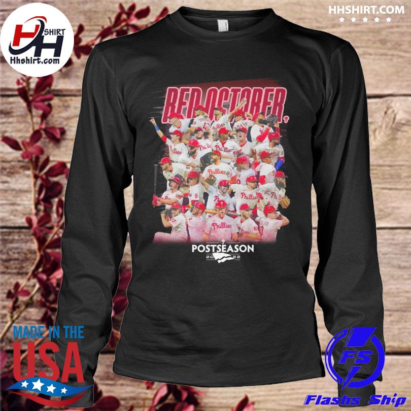 Philadelphia Phillies Red October 2022 Postseason shirt, hoodie, sweater,  long sleeve and tank top