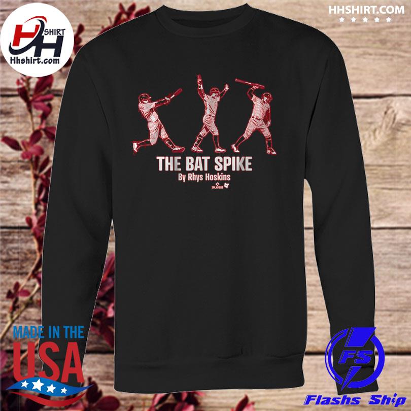 Philadelphia Phillies Rhys Hoskins The Bat Spike T-Shirt