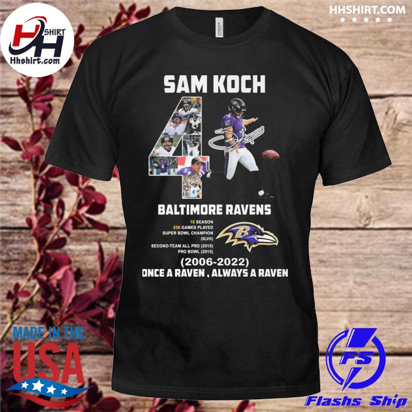 Sam Koch Shirt  Baltimore Ravens Sam Koch T-Shirts - Ravens Store