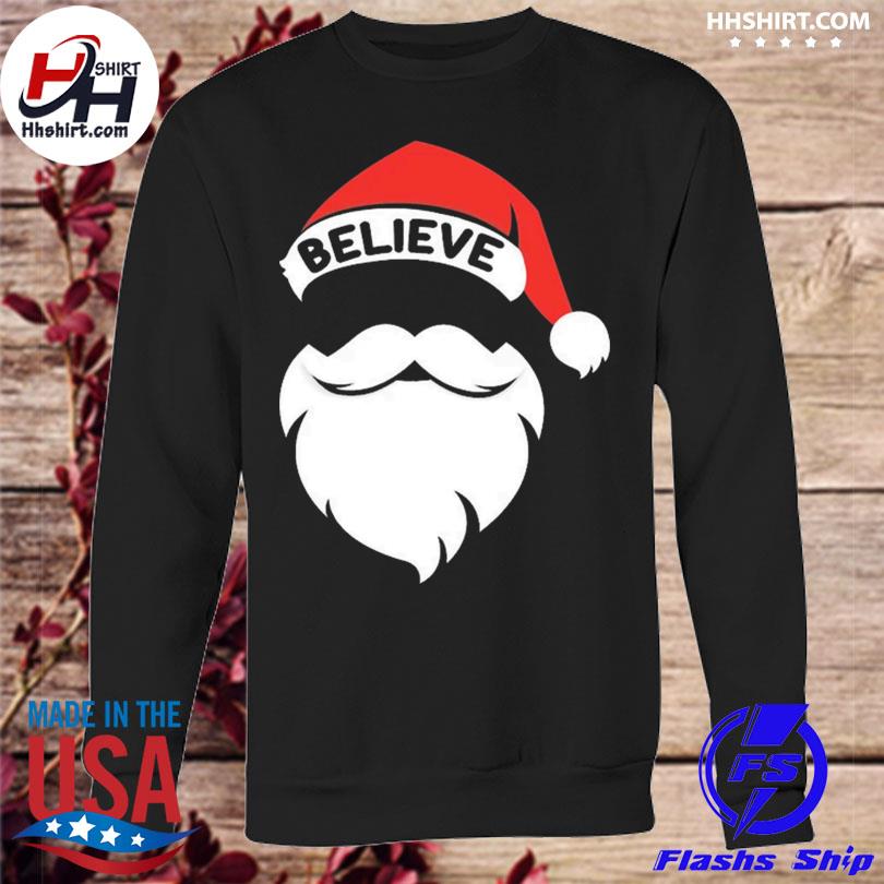 believe santa sweatshirt