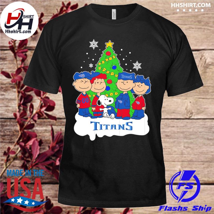 Snoopy and friends the Peanuts tennessee titans Christmas sweater