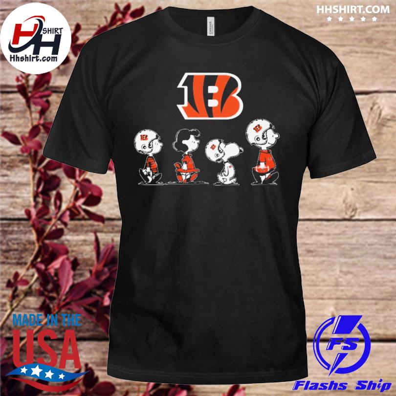 Snoopy and Peanuts cincinnati bengals logo 2022 shirt, hoodie