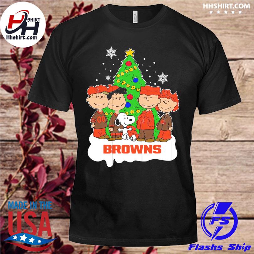 Snoopy the Peanuts cleveland browns Christmas sweater