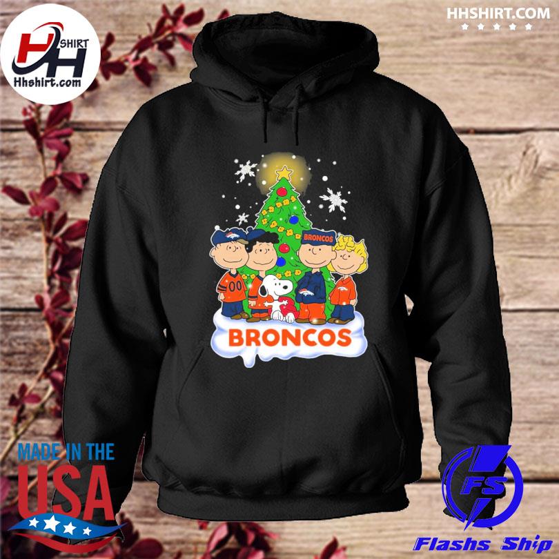 Snoopy the Peanuts denver broncos Christmas shirt, hoodie, sweater