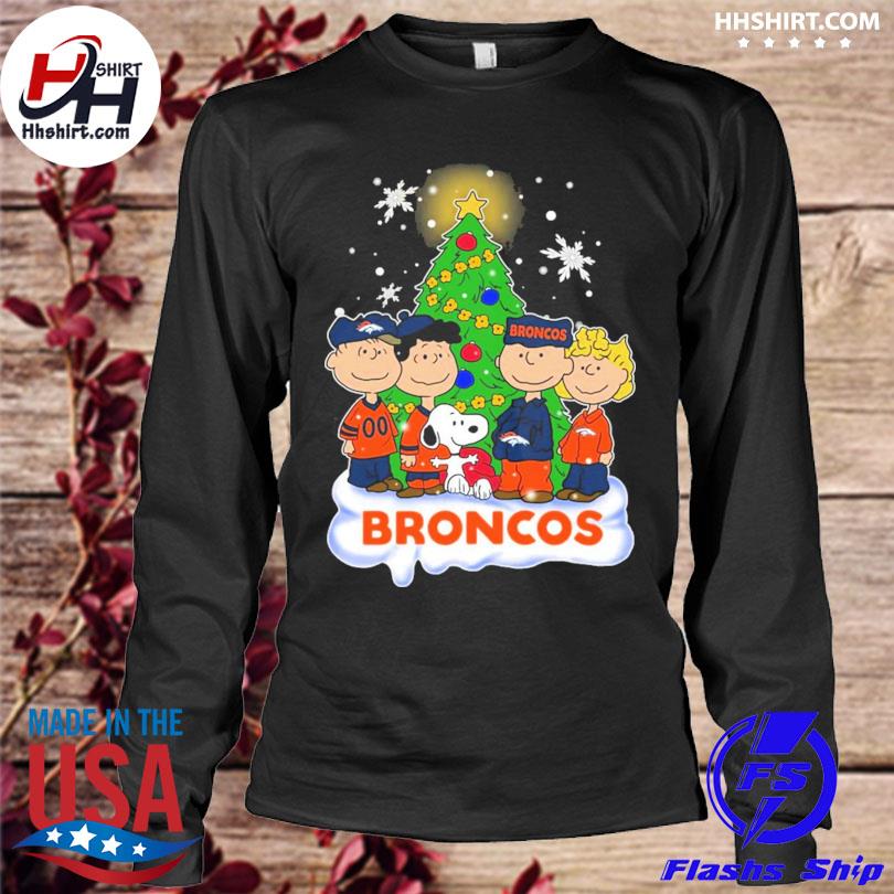 Snoopy the Peanuts denver broncos Christmas shirt, hoodie, sweater