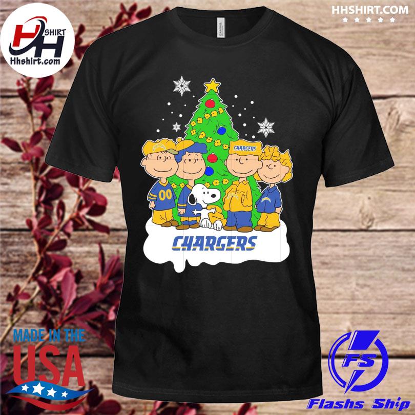 Snoopy the Peanuts los angeles chargers Christmas sweater