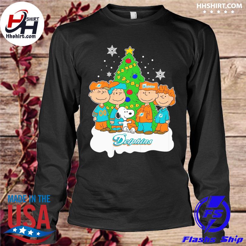 Snoopy Miami Dolphins Christmas shirt, hoodie, sweater, long