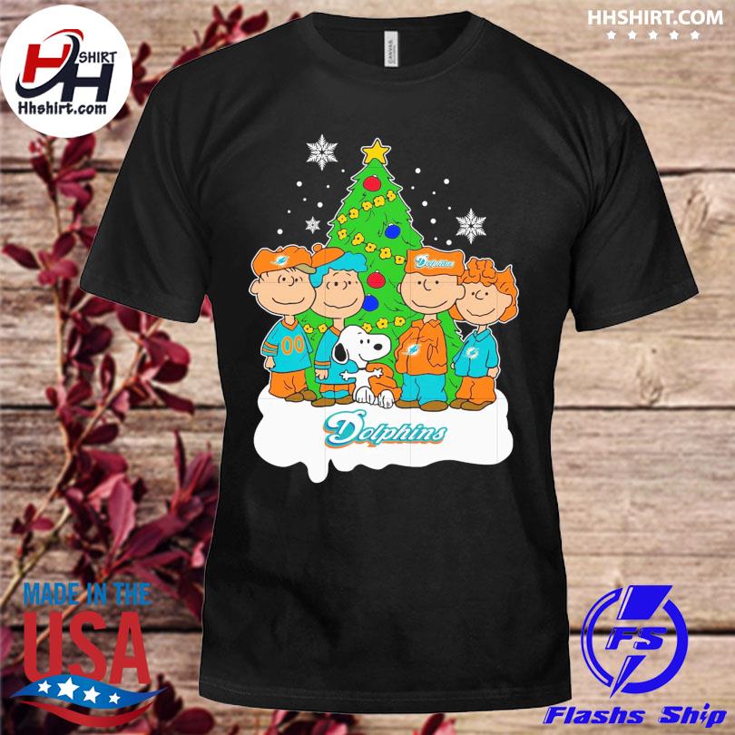 Christmas Snoopy Miami Dolphins Shirt, hoodie, sweater, long