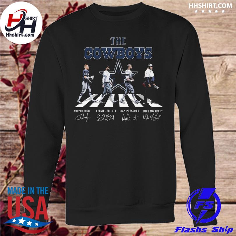 The Cowboys Abbey Road signatures shirt, hoodie, sweater, long