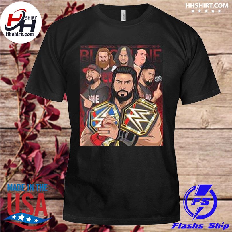 Wwe smackdown starring the bloodline airs from st louis shirt