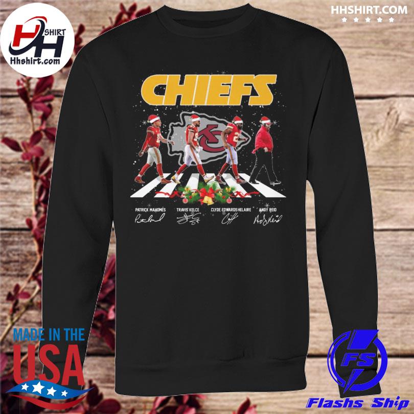 Kansas City Chiefs Christmas Abbey Road Signatures T-Shirt – The