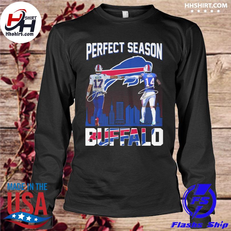 Josh Allen Riding Buffalo - Perfect Weight ® Tee