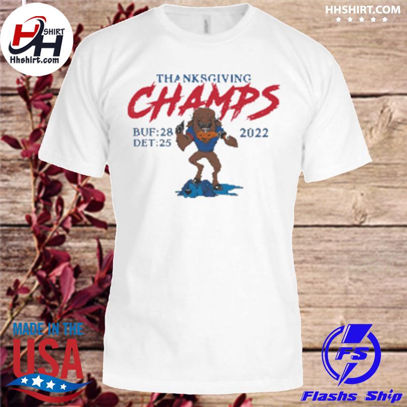 Buffalo bills thanksgiving champs 2022 shirt, hoodie, longsleeve tee,  sweater