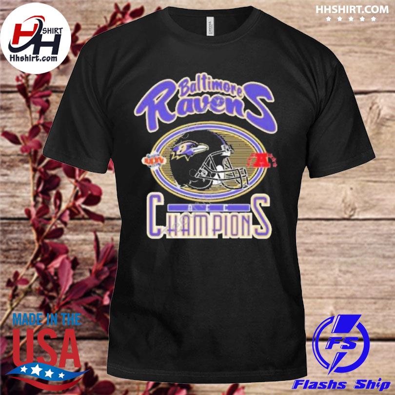 Baltimore Ravens AFC Championship Champions 2022 2023 T-Shirt - Cruel Ball