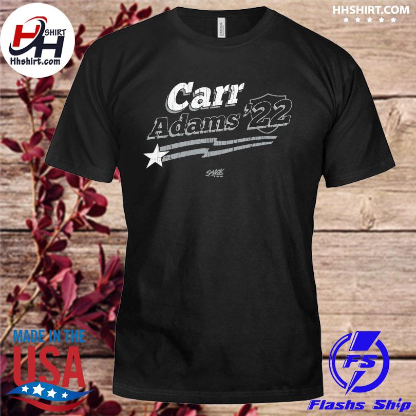 Carr adams '22 las vegas football fans shirt