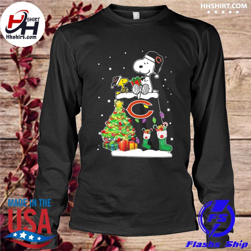 Snoopy Chicago Bears Christmas shirt, hoodie, sweater, long sleeve and tank  top