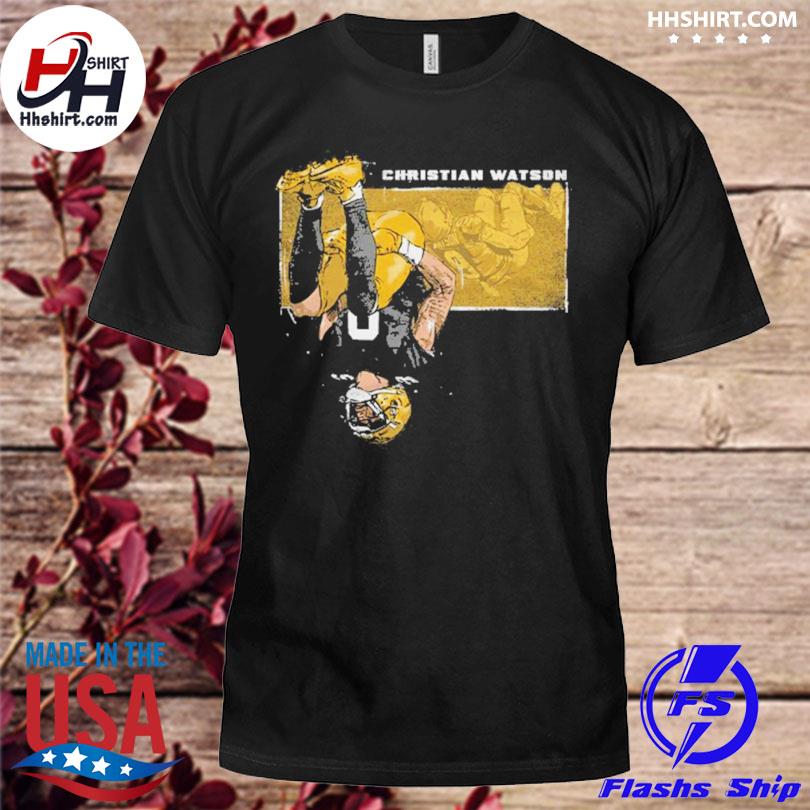 Christian Watson Green Bay Highlight Backflip shirt