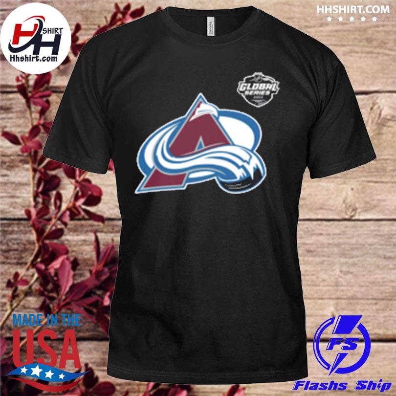 Colorado avalanche navy 2022 nhl global series primary shirt