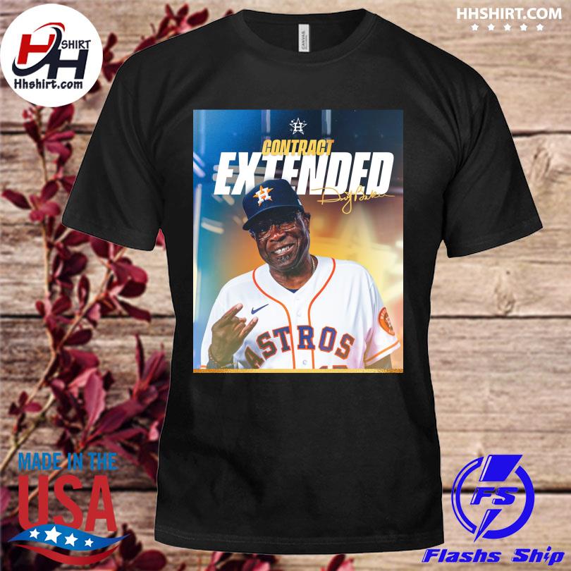 Contract extended houston astros let's run it back dusty style shirt