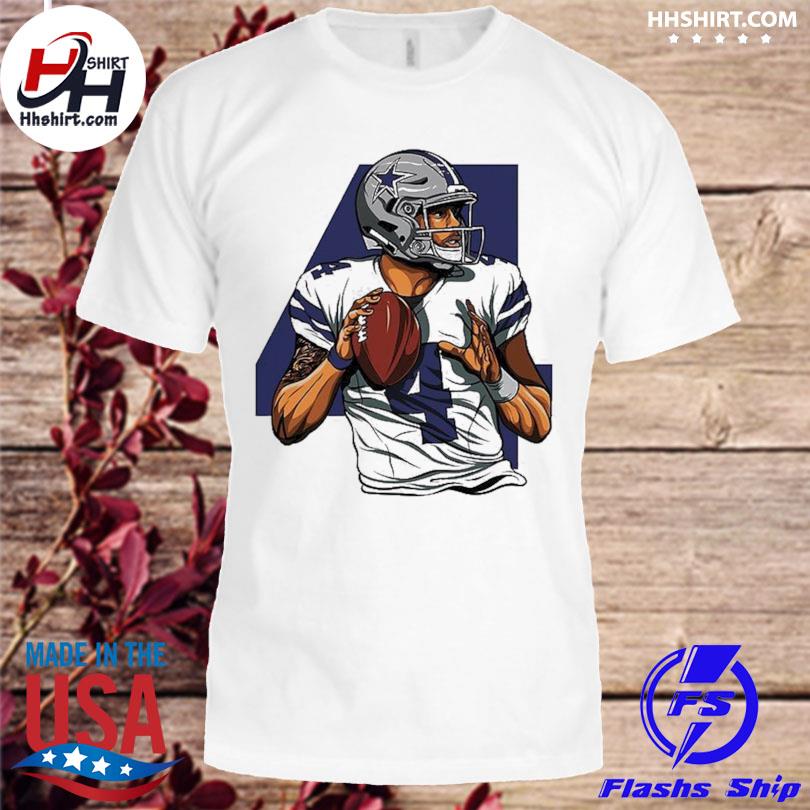 Dallas Cowboys dak prescott cartoon 2022 shirt, hoodie, longsleeve tee,  sweater