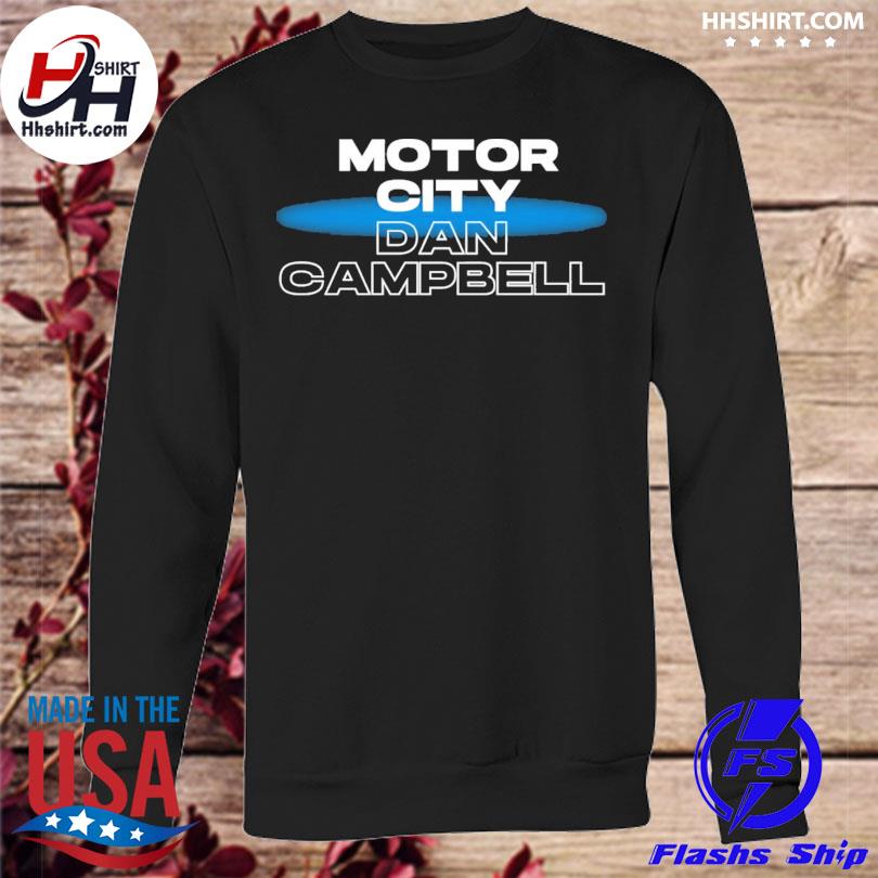 Official Detroit Lions Mcdc Motor City Dan Campbell T-Shirt