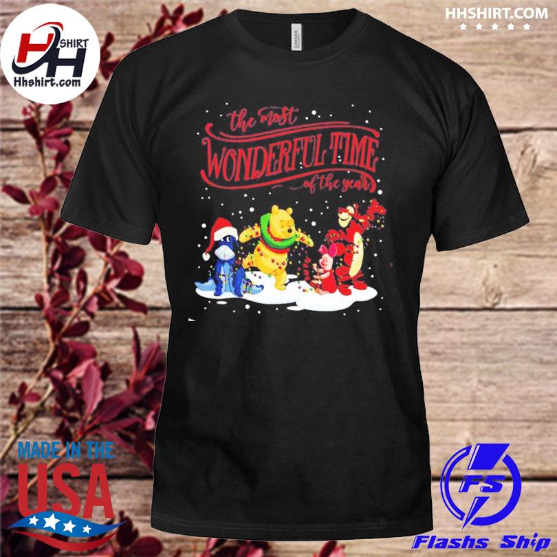 Disney winnie and friends the most wonderful time of the year 2022 Christmas sweater