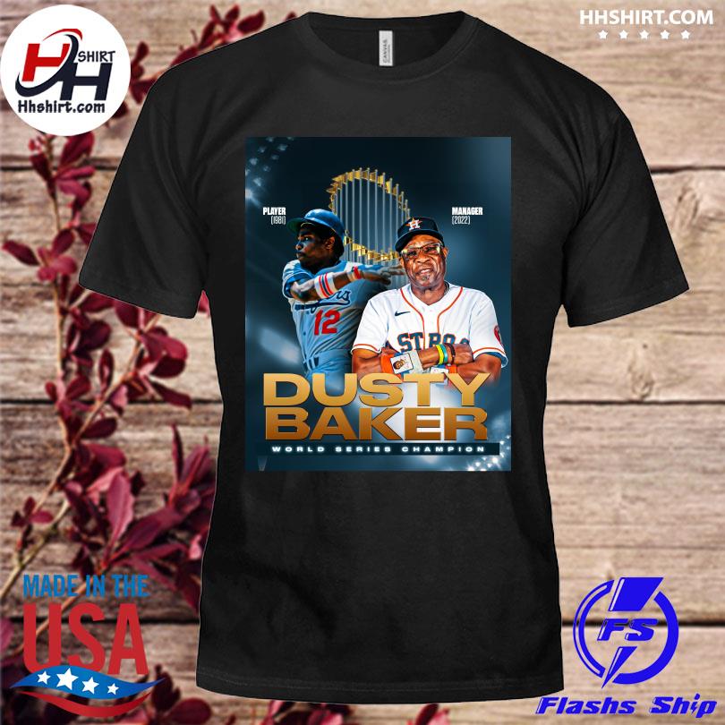 Dusty baker player 1981 manager 2022 thank you world series 2022 shirt,  hoodie, longsleeve tee, sweater
