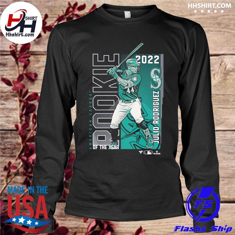 Julio Rodriguez Seattle Mariners 2022 AL Rookie of the Year T-Shirt,  hoodie, sweater, long sleeve and tank top