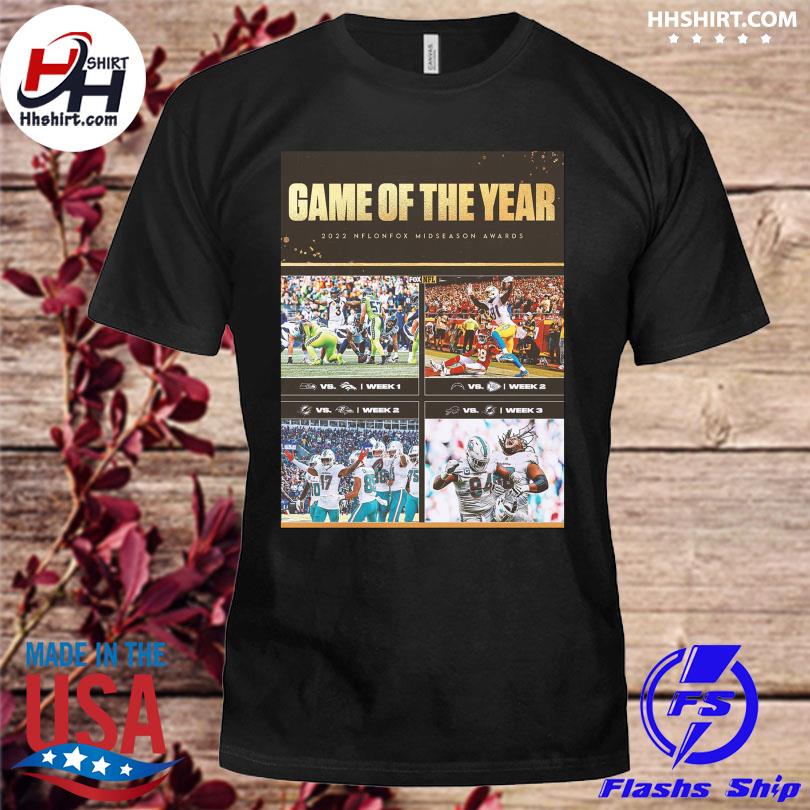 Game of the year 2022 nfl on fox midseason awards best shirt, hoodie,  longsleeve tee, sweater