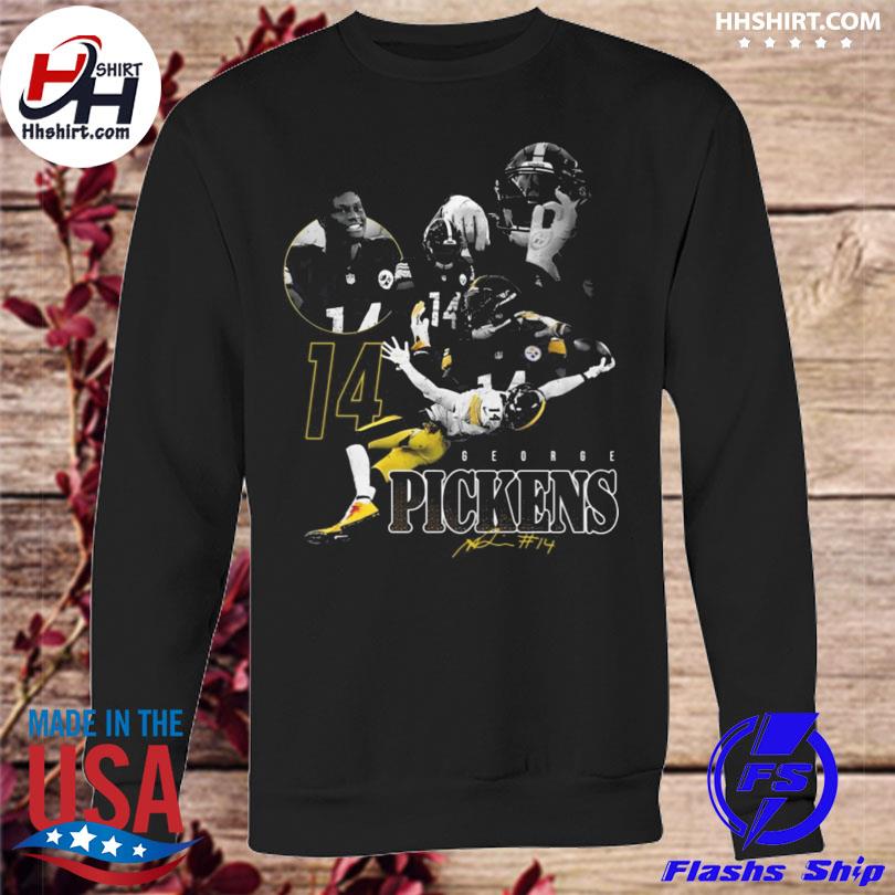 George pickens 14 signature shirt, hoodie, sweater, long sleeve