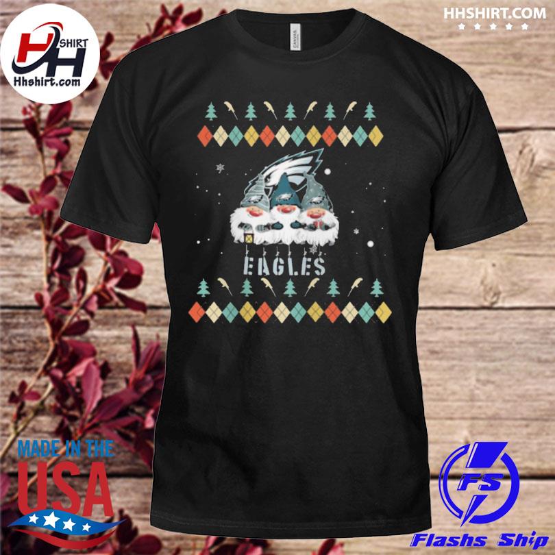 Gnomies philadelphia eagles knitting pattern ugly Christmas sweater