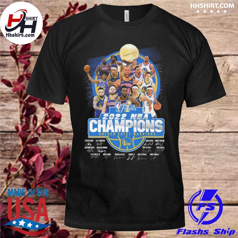 Finals 2022 NBA Champions Golden State Warriors Signatures shirt, hoodie,  sweater, long sleeve and tank top