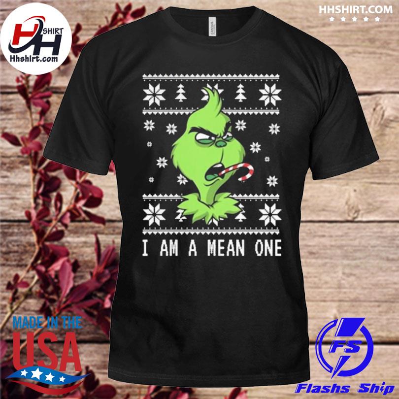 Grinch I am a mean one ugly christmas sweater
