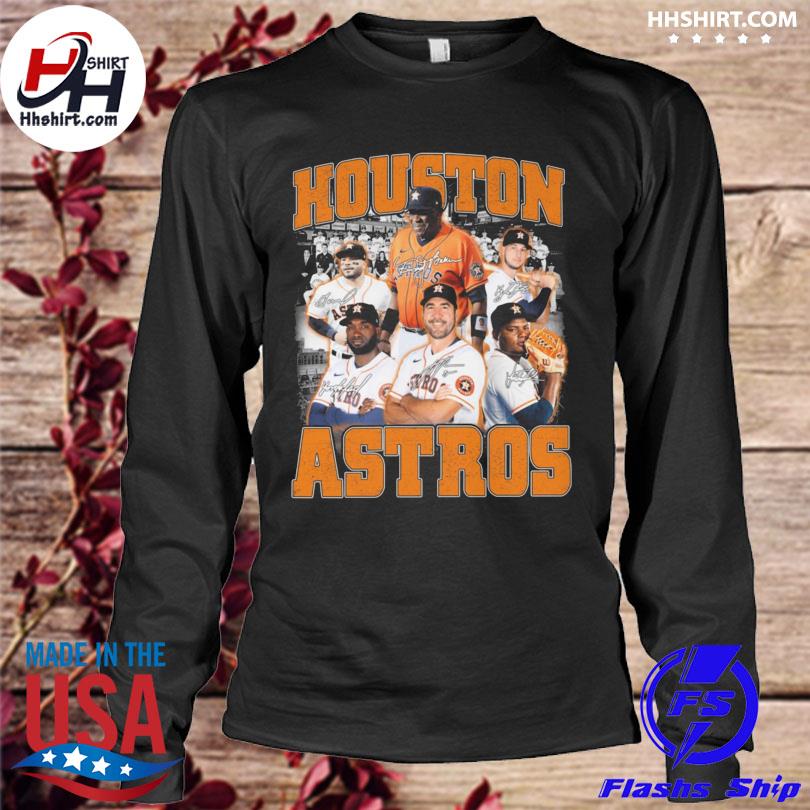 Houston astros all team player signatures 2023 shirt, hoodie