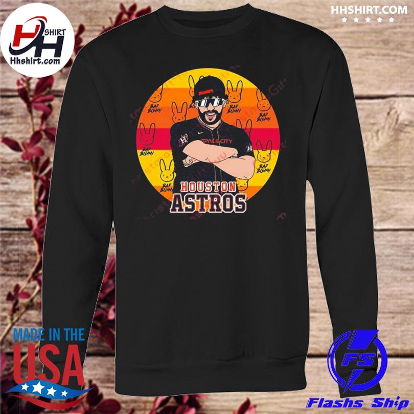 Houston Astros Bad Bunny World Series Champs 2022 T-Shirt - Peanutstee