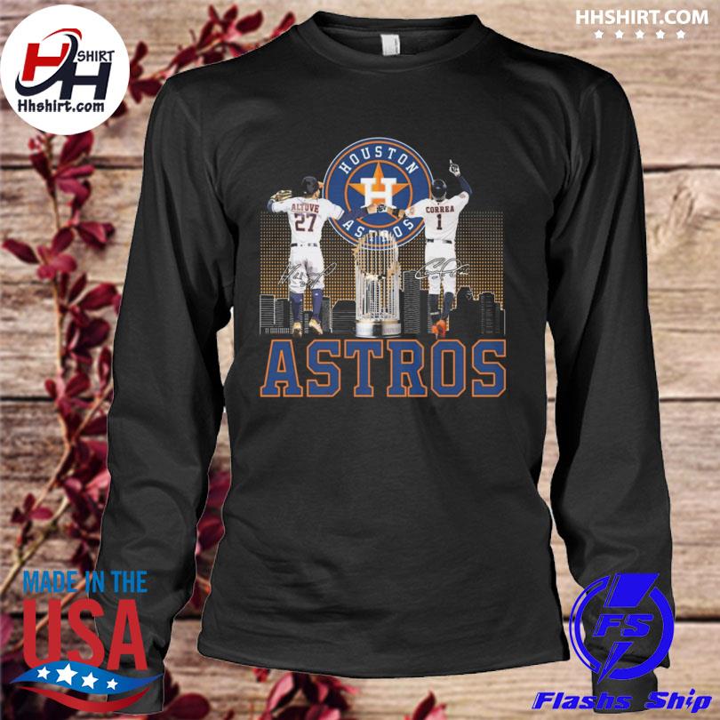 Houston Astros T-Shirt Jose Altuve 27 Signature Astros Gift