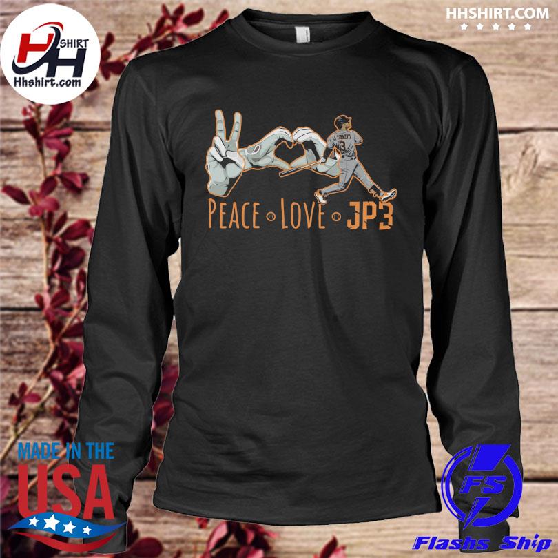 Peace Love Houston Astros Shirt, Sweater, Long Sleeved And Hoodie