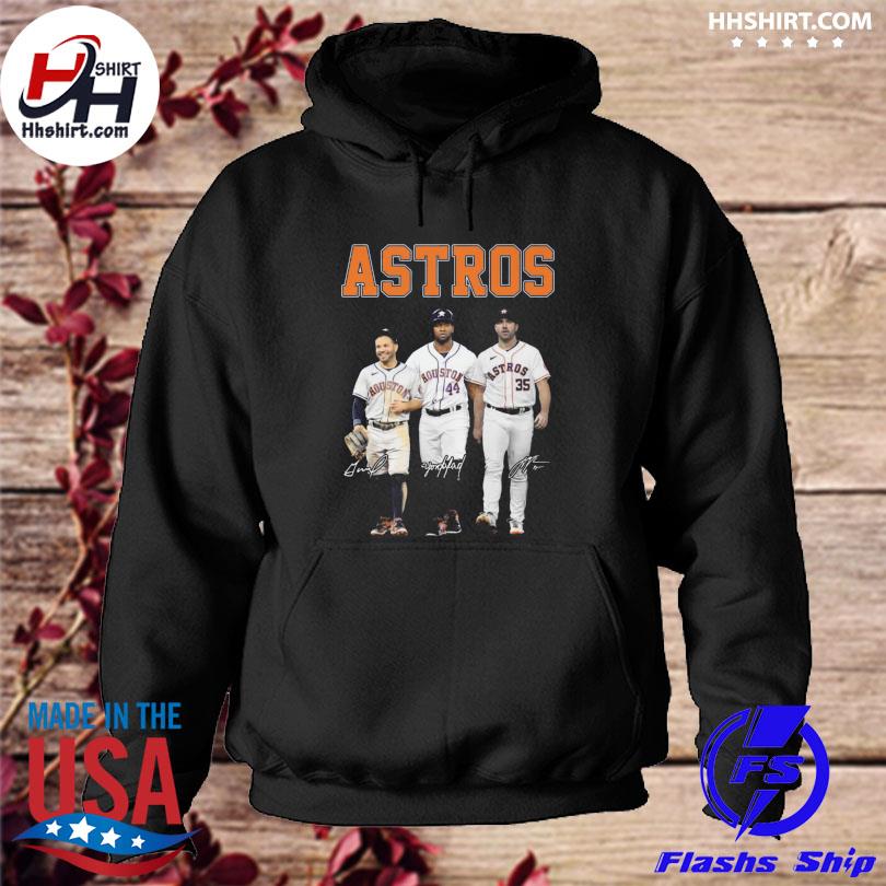 Houston Astros José Altuve Yordan Álvarez and Justin Verlander Level Up  signatures shirt, hoodie, sweater, long sleeve and tank top