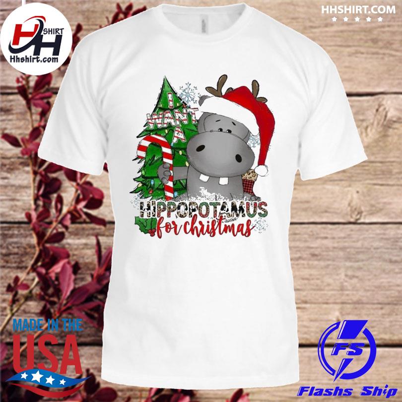 I want a hippopotamus for Christmas onesie Christmas hippo sweater
