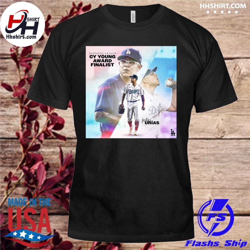 Julio urias los angeles dodgers national league cy young award finalist shirt