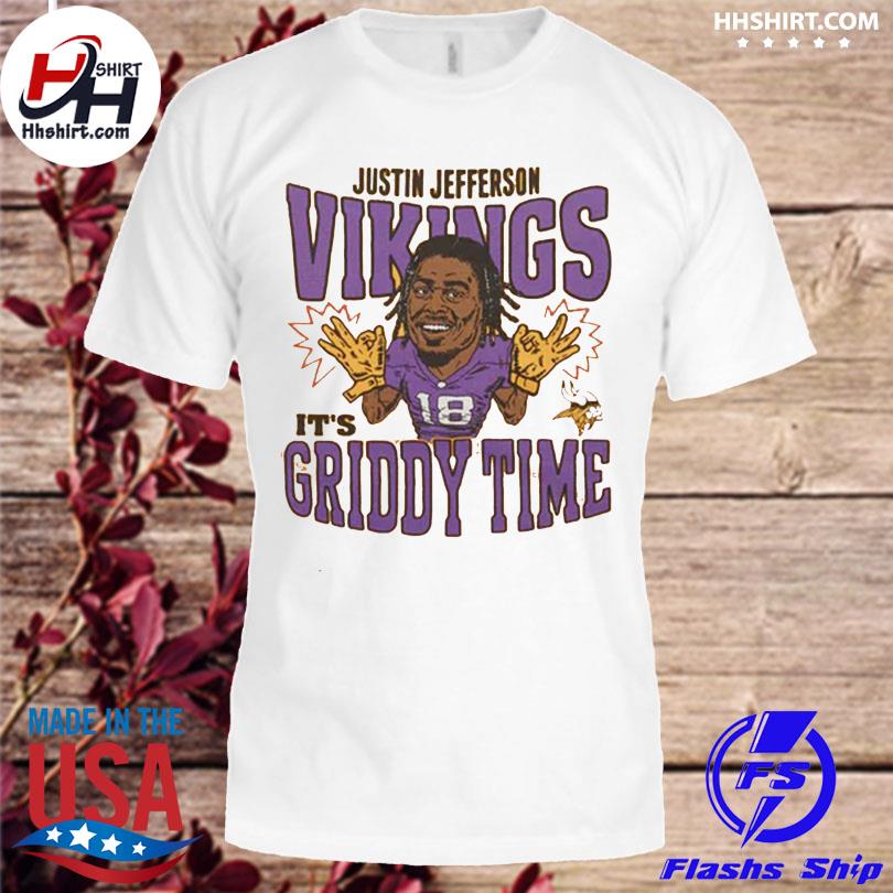 Official minnesota Vikings Justin Jefferson Griddy Time Shirt, hoodie,  sweater, long sleeve and tank top