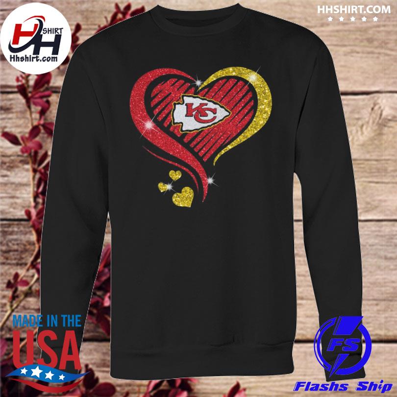 Kansas City Chiefs Heart 2022 shirt, hoodie, sweater, long sleeve