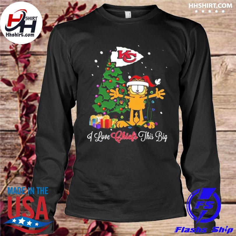 Kansas City Chiefs Garfield Christmas Sweatshirt - Freedomdesign