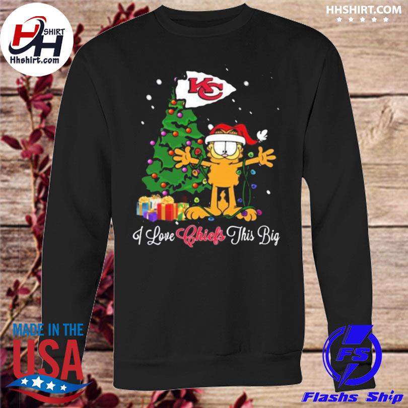 Kansas City Chiefs Garfield Christmas Sweatshirt - Freedomdesign