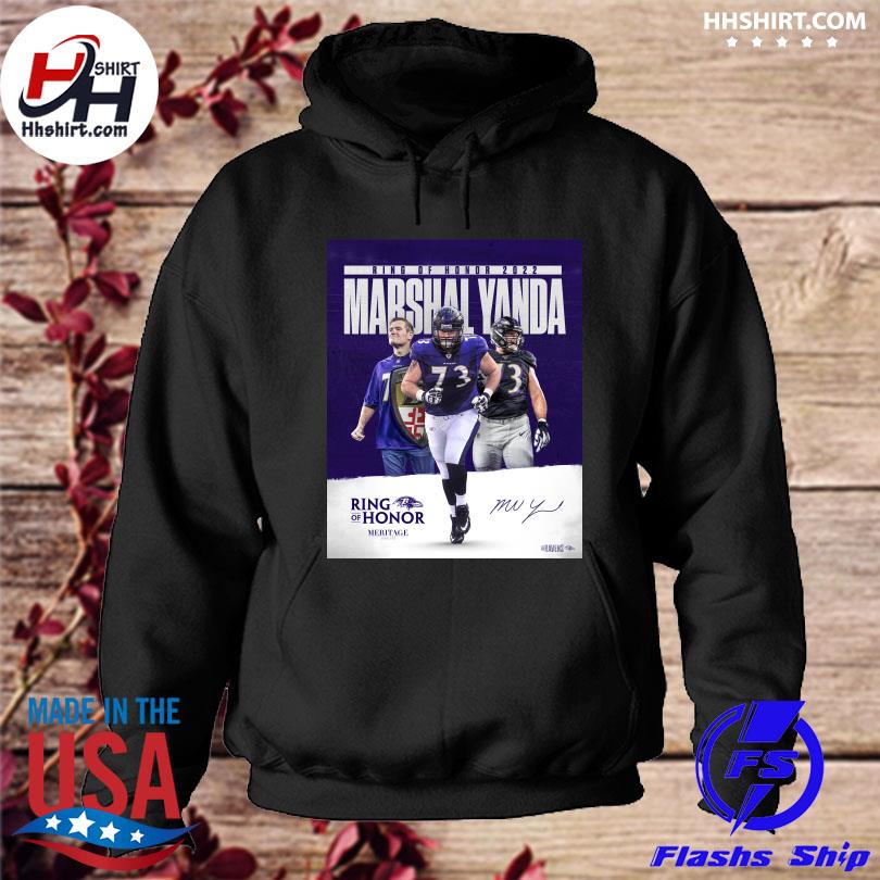 Marshal Yanda Baltimore Ravens ring of honor 2022 signature shirt, hoodie,  longsleeve tee, sweater